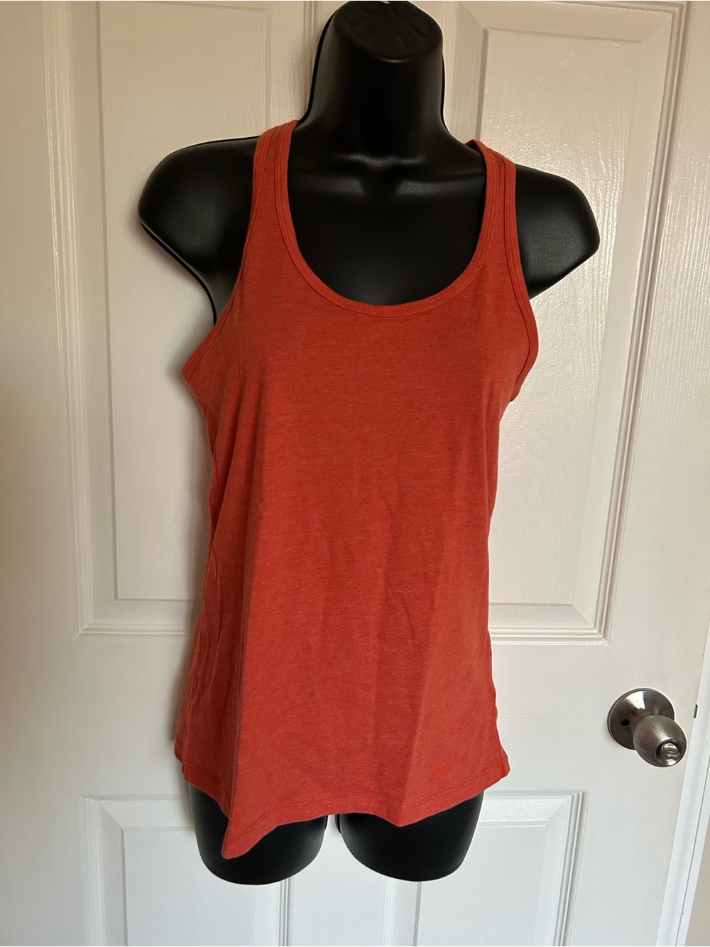 Nike Women's Rust-Orange Racerback Tank